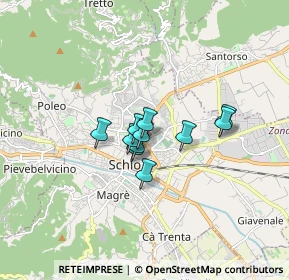 Mappa Via XXIX Aprile, 36015 Schio VI, Italia (0.94455)