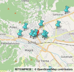 Mappa Via XXIX Aprile, 36015 Schio VI, Italia (1.57727)