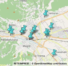 Mappa Via XXIX Aprile, 36015 Schio VI, Italia (1.58714)