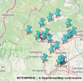 Mappa Via XXIX Aprile, 36015 Schio VI, Italia (14.999)