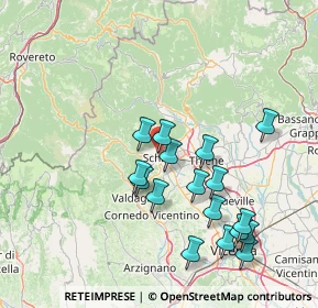 Mappa Via XXIX Aprile, 36015 Schio VI, Italia (15.13765)