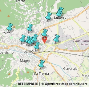 Mappa Via Giuseppe Parini, 36015 Schio VI, Italia (1.67714)