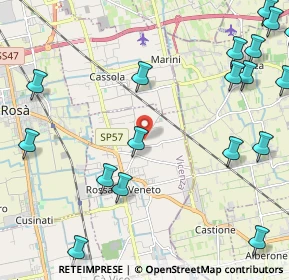 Mappa Via San Zenone, 36028 Rossano Veneto VI, Italia (3.02778)