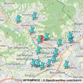 Mappa Circonvallazione Fabriciano, 24123 Bergamo BG, Italia (2.2675)