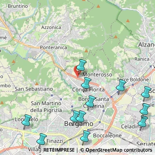 Mappa Circonvallazione Fabriciano, 24123 Bergamo BG, Italia (2.98917)
