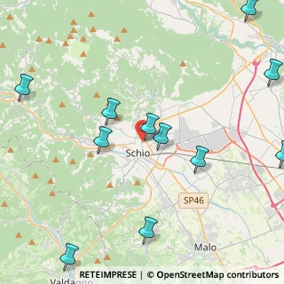 Mappa Via Gaminella, 36015 Schio VI, Italia (5.39091)