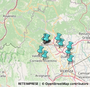 Mappa Via Gaminella, 36015 Schio VI, Italia (8.18417)