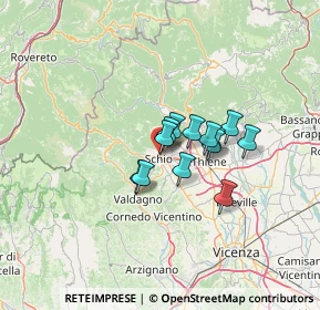 Mappa Via Gaminella, 36015 Schio VI, Italia (8.11538)