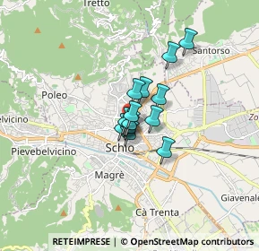 Mappa Via Gaminella, 36015 Schio VI, Italia (0.84071)