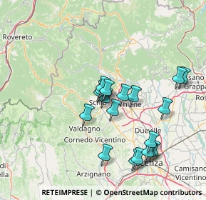Mappa Via N. Tommaseo, 36015 Schio VI, Italia (13.58579)