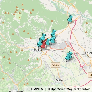 Mappa Via N. Tommaseo, 36015 Schio VI, Italia (2.26182)