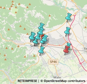 Mappa Via N. Tommaseo, 36015 Schio VI, Italia (2.47)