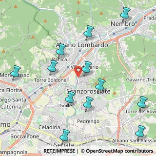 Mappa Via Enrico Mattei, 24020 Villa di Serio BG, Italia (2.52083)