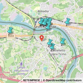 Mappa Via Torino, 28053 Castelletto sopra Ticino NO, Italia (0.88071)