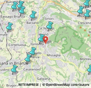 Mappa Molino Cazzaniga, 23873 Missaglia LC, Italia (3.11333)