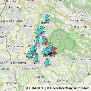 Mappa Via Santa Apollonia, 23873 Missaglia LC, Italia (1.2485)
