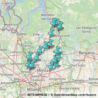 Mappa Via Santa Apollonia, 23873 Missaglia LC, Italia (12.71)