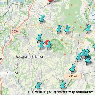 Mappa Via Santa Apollonia, 23873 Missaglia LC, Italia (5.9355)