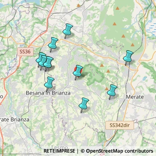 Mappa Via Santa Apollonia, 23873 Missaglia LC, Italia (3.81545)