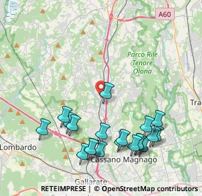 Mappa Via Alessandro Volta, 21041 Albizzate VA, Italia (4.5445)