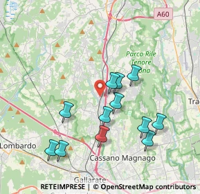 Mappa Via Alessandro Volta, 21041 Albizzate VA, Italia (3.61333)