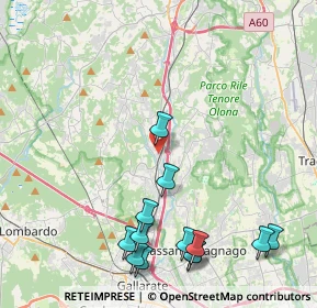 Mappa Via Alessandro Volta, 21041 Albizzate VA, Italia (5.10615)