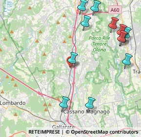 Mappa Via Alessandro Volta, 21041 Albizzate VA, Italia (5.245)