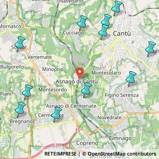 Mappa Via Rienti, 22063 Cantù CO, Italia (2.97636)