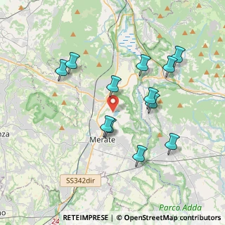 Mappa Via Alessandro Volta, 23807 Merate LC, Italia (3.63)