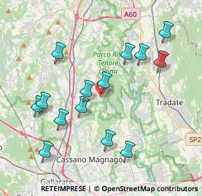 Mappa Via Ronco, 21040 Carnago VA, Italia (4.03357)
