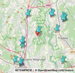 Mappa Via Ronco, 21040 Carnago VA, Italia (5.24714)