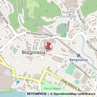 Mappa Via Geometra Sesone, 21, 13011 Borgosesia, Vercelli (Piemonte)