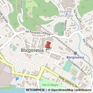 Mappa Via Geometra Sesone, 22, 13011 Borgosesia, Vercelli (Piemonte)