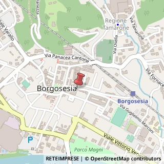 Mappa Via Giuseppe Sesone, 10, 13011 Borgosesia, Vercelli (Piemonte)