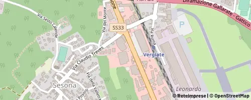 Mappa Vergiate