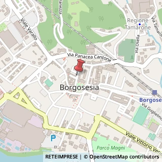 Mappa Via Monte Rosa, 20, 13011 Borgosesia, Vercelli (Piemonte)