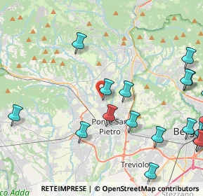 Mappa Via Enrico Rampinelli, 24030 Brembate di Sopra BG, Italia (5.9765)