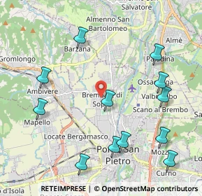 Mappa Via Enrico Rampinelli, 24030 Brembate di Sopra BG, Italia (2.39583)