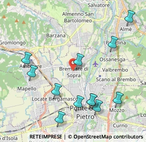 Mappa Via Enrico Rampinelli, 24030 Brembate di Sopra BG, Italia (2.34333)