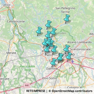 Mappa Via Enrico Rampinelli, 24030 Brembate di Sopra BG, Italia (5.062)