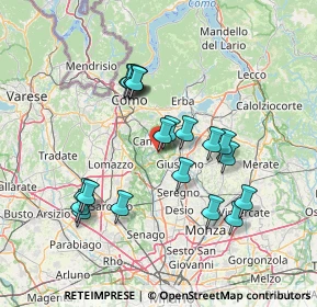 Mappa Centro Commerciale Mirabello, 22063 Cantù CO, Italia (13.2515)