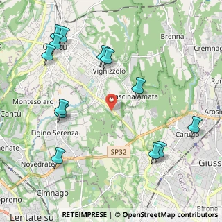 Mappa Centro Commerciale Mirabello, 22063 Cantù CO, Italia (2.52231)