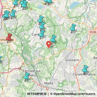 Mappa Centro Commerciale Mirabello, 22063 Cantù CO, Italia (7.0915)