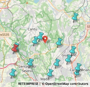 Mappa Centro Commerciale Mirabello, 22063 Cantù CO, Italia (5.18214)