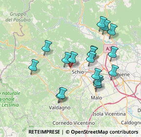 Mappa Via Piave, 36015 Schio VI, Italia (6.80118)