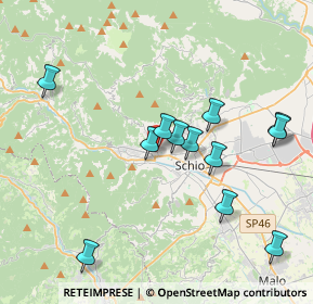 Mappa Via Piave, 36015 Schio VI, Italia (3.8425)