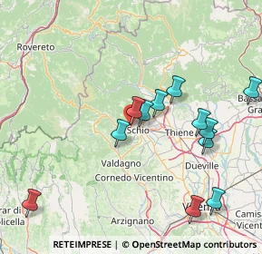 Mappa Via Piave, 36015 Schio VI, Italia (15.98667)