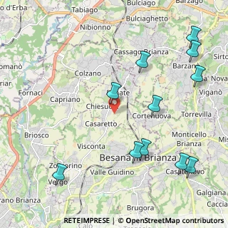 Mappa Via della Cascina Angelica, 20838 Renate MB, Italia (2.57273)