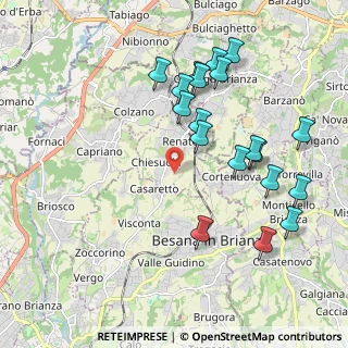 Mappa Via della Cascina Angelica, 20838 Renate MB, Italia (2.08737)