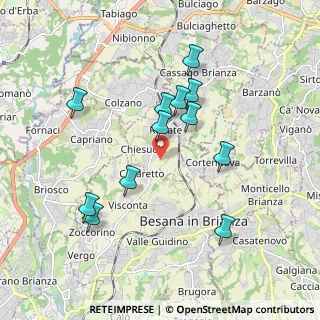 Mappa Via della Cascina Angelica, 20838 Renate MB, Italia (1.76417)
